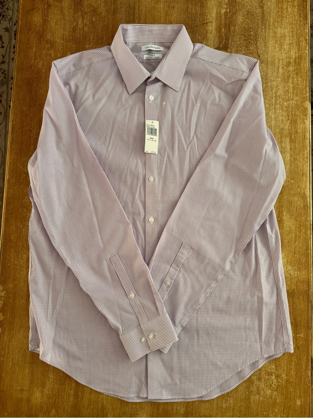 Calvin Klein Men’s Purple Dress Shirt NWT